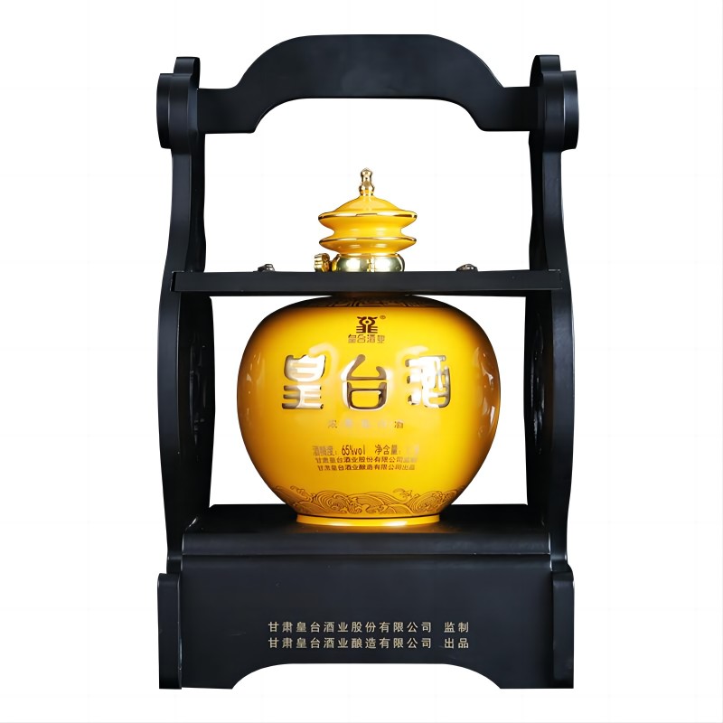 皇臺(tái)甘肅皇臺(tái)65度虎兔生肖紀(jì)念1.5L壇裝酒純糧食釀造原漿高度白酒 虎年生肖酒1.5L裝